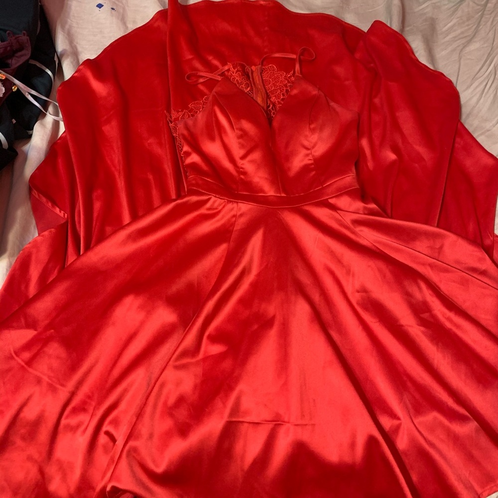 Hi2Lo Red Dress